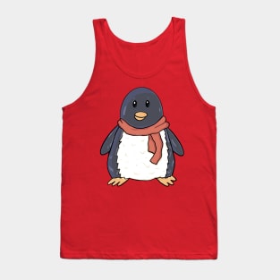 Wintertime Penguin Tank Top